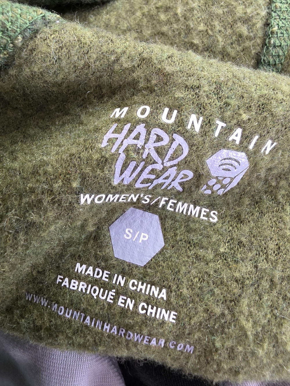 Mountain Hardwear Women's Hooded Jacket Size Small Full Zip Green AJ-3511 - Picture 8 of 9
